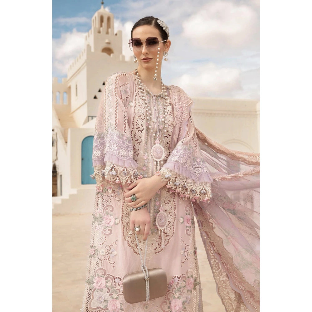 Maria B Luxury Lawn 24, D-2406-A, Beige