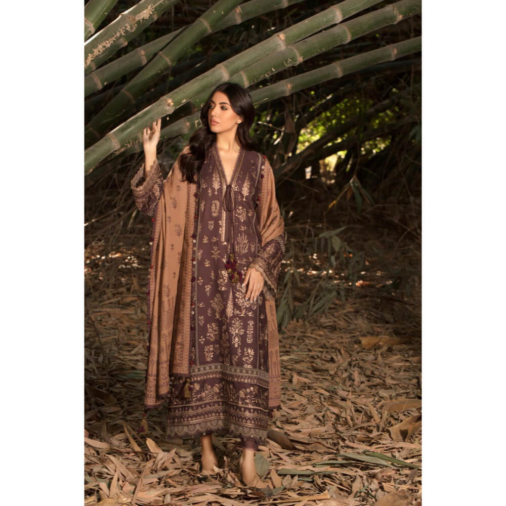 Sobia Nazir, Winter Shawl, Design 3A
