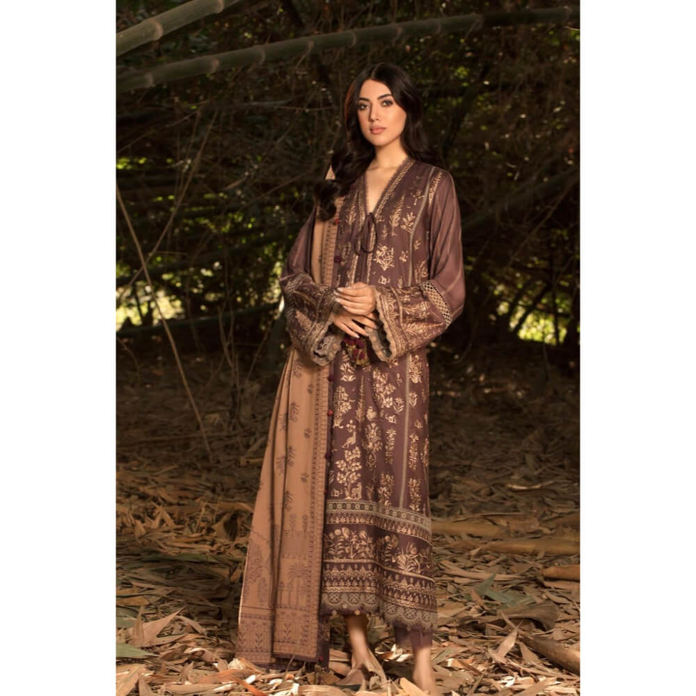 Sobia Nazir, Winter Shawl, Design 3A