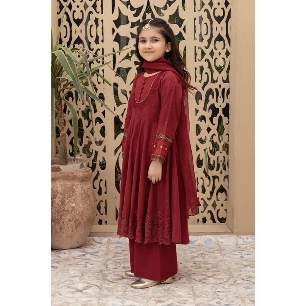 Maria B, Kids Suit, EF21-22, Red