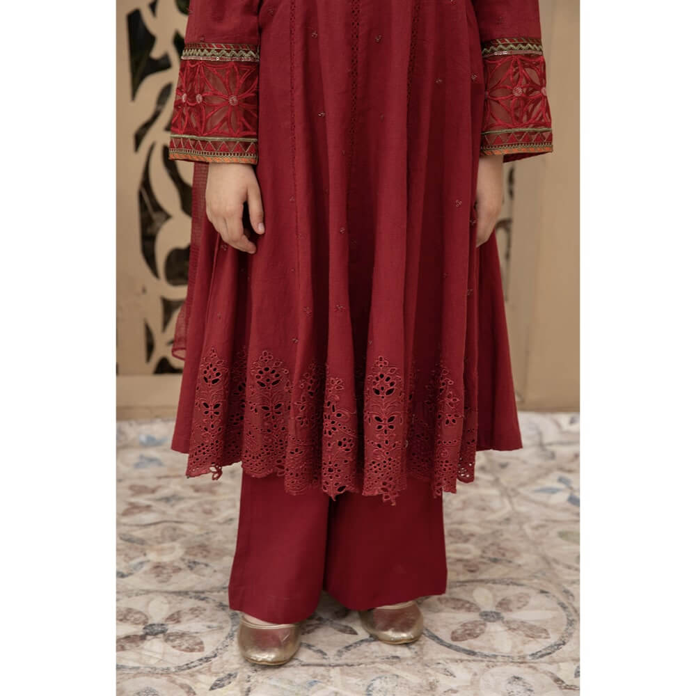 Maria B, Kids Suit, EF21-22, Red