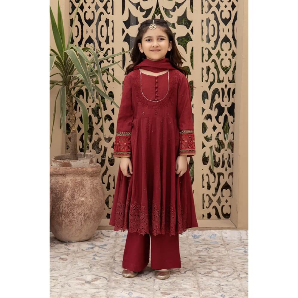 Maria B, Kids Suit, EF21-22, Red