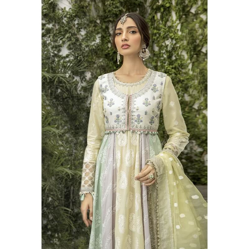 Maria.B.Lawn, Lemon, Lilac and Mint