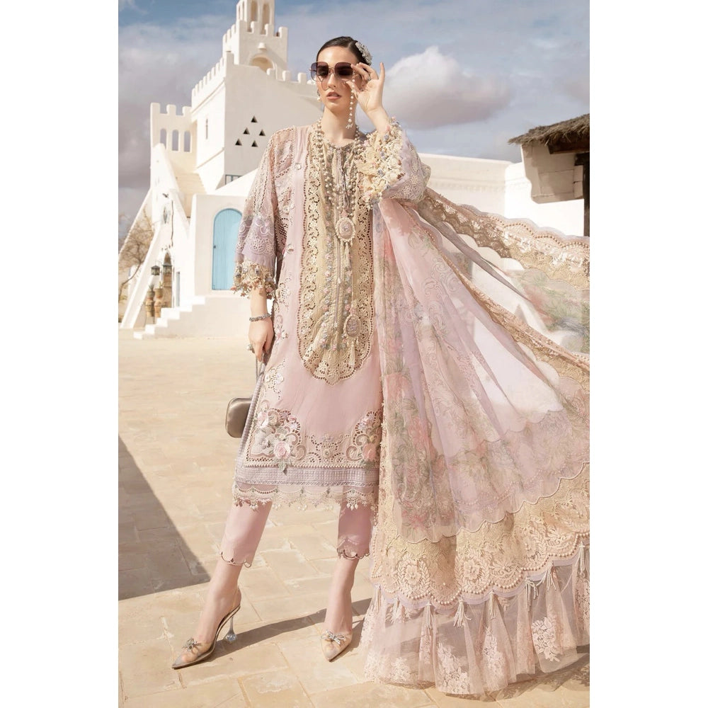 Maria B Luxury Lawn 24, D-2406-A, Beige