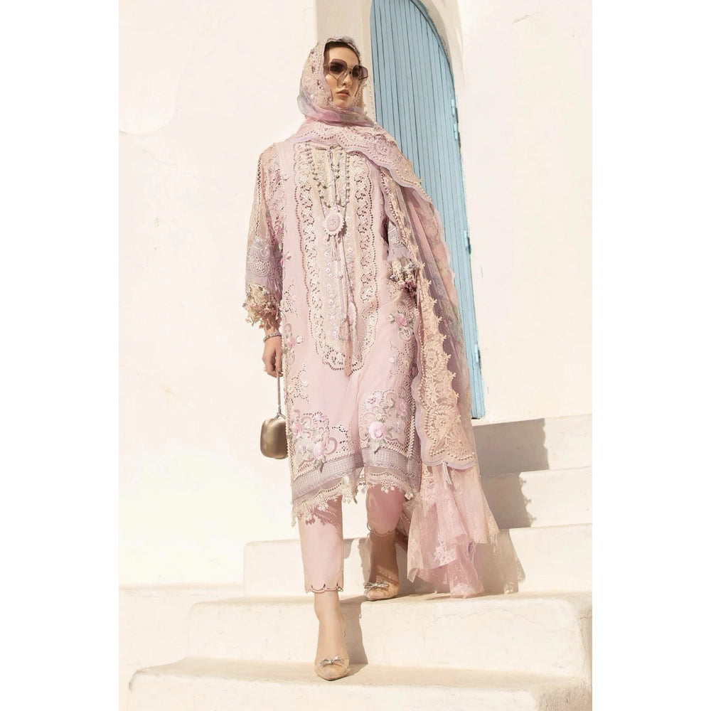 Maria B Luxury Lawn 24, D-2406-A, Beige