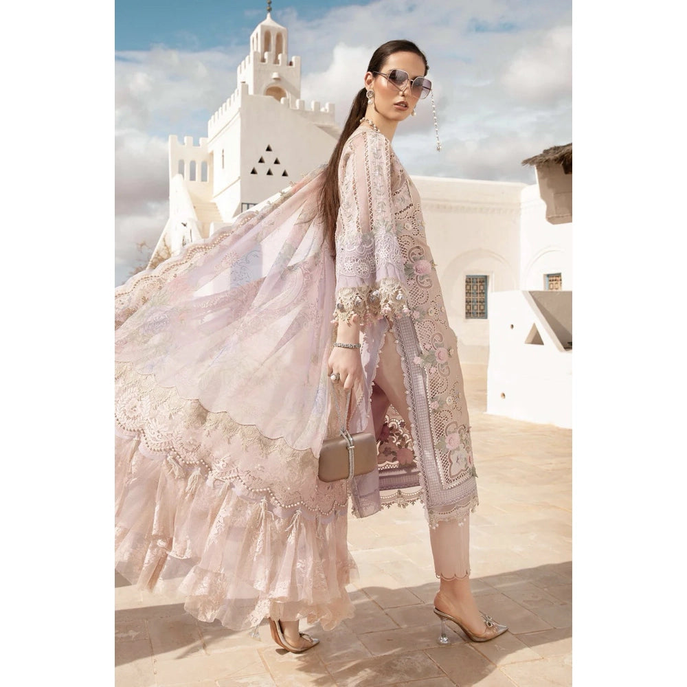 Maria B Luxury Lawn 24, D-2406-A, Beige