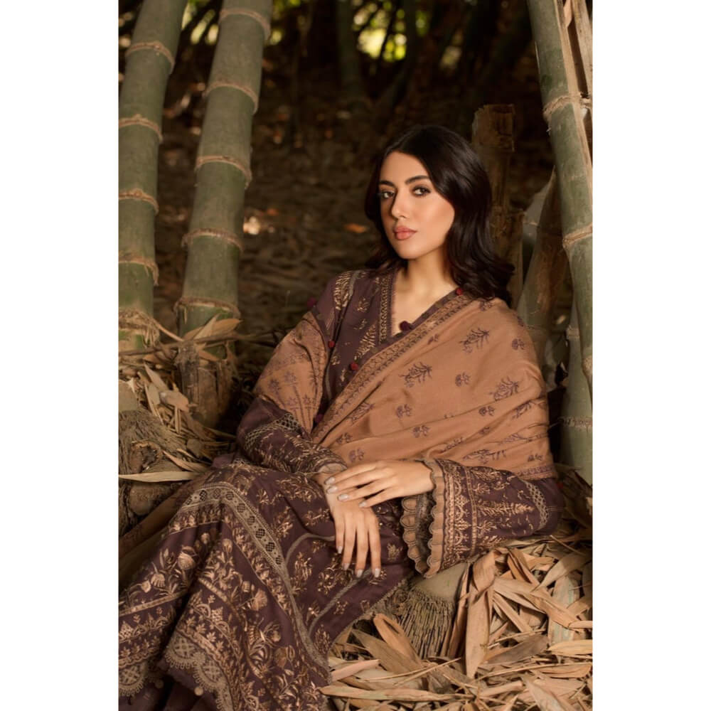 Sobia Nazir, Winter Shawl, Design 3A